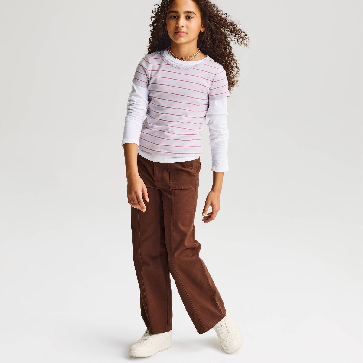 Girls' Short Sleeve Printed Fitted T-Shirt - Cat & Jack™ - thumbnail 10