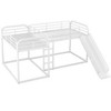 YOOCOZZ Full and Twin Size L-Shaped Bunk Bed with Slide and Short Ladder - 4 of 4