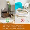 Garvee Litter Box Enclosure Cat Tree with 6 Storage Shelves and Pullable Tray – Large Hidden Cat Litter Box Furniture - 4 of 4