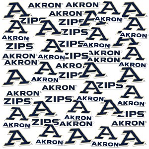University Of Akron 50Ct Sticker Packs Miscellaneous 50 Ct. Sticker Pack - 1 of 4