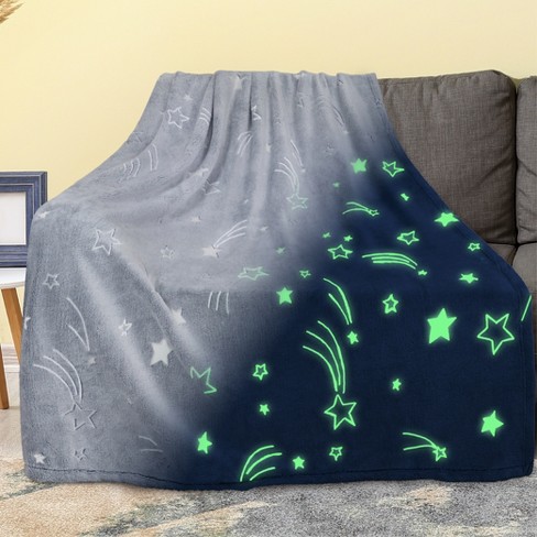 Glow in the dark fleece online blanket