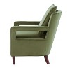 NicBex Velvet Accent Chair,Upholstered Living Room Chairs with Open Arm Design and Solid Wood Legs,Modren Armchair,Club Chairs for Living Room - 2 of 4