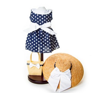 The Queen's Treasures 18 Inch Doll 1950's 3 Pc Polka Dot Dress Doll Clothes - 1 of 4
