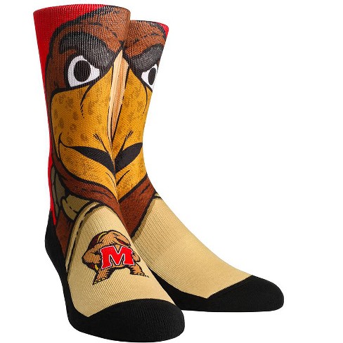 NCAA Maryland Terrapins - Testudo Mascot Rock 'Em Socks - image 1 of 2