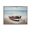 Canvas Sail Boat Framed Wall Art With Silver Frame - Olivia & May ...