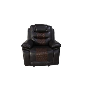 New Classic Furniture, Nikko Glider Recliner W/Pwr Fr-Brown - 1 of 4