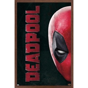 Trends International Marvel Deadpool & Wolverine - Diptych Deadpool Framed Wall Poster Prints - 1 of 4