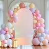 Double-Sided Spandex Wedding Arch Cover – Stretchy Fitted Backdrop for Bridal, Baby Shower, Birthday & Banquet Decor (1 Piece) - 3 of 4