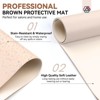 Saviland Apricot Nail Tech Rest: Ergonomic Arm Cushion w/ Microfiber Surface - Salon Support System. - 3 of 4