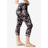 Roaman's Women's Plus Size Essential Stretch Capri Legging - 4 of 4