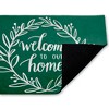 Stupell Industries Farmhouse Welcome on Green Printed Outdoor Door Mat, design by Amanda McGee, 18"x30" - 2 of 4