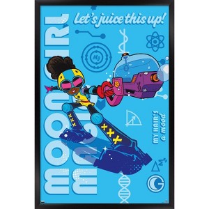 Trends International Marvel's Moon Girl & Devil Dinosaur - More Juice Framed Wall Poster Prints - 1 of 4