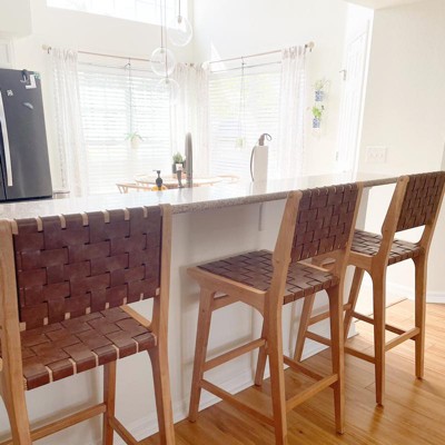 Target woven deals bar stools