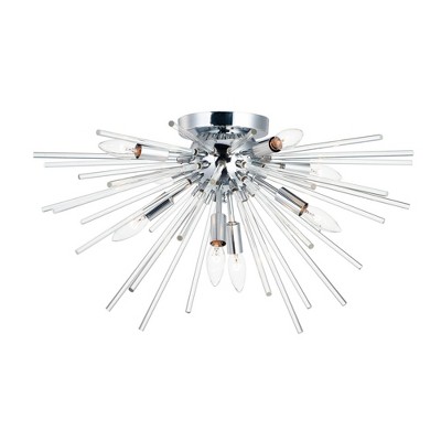 Maxim Lighting Polaris 8 - Light Semi-Flush Mount in  Polished Chrome