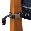 21" x 19" x 3" Montlake Water-Resistant Patio Seat Cushion Slip Cover Heather Indigo Blue - Classic Accessories - 3 of 4