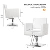 Karl Home Black Heavy Duty Hydraulic Wide Seat Hair Stylist Salon Chair - 3 of 4