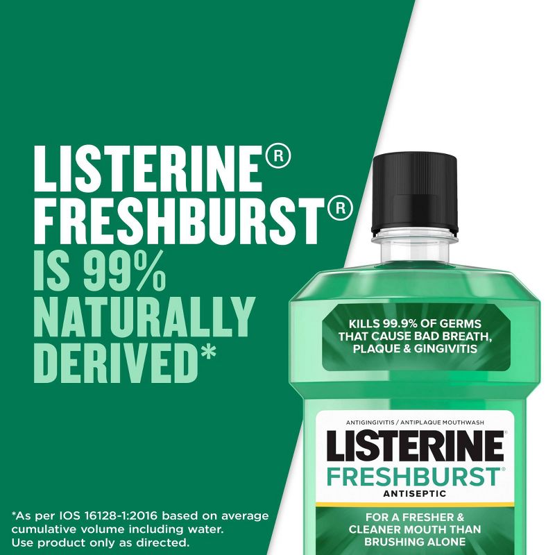 Listerine Fresh Burst Mouth Wash, 4 of 15