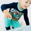 Mightly Toddler Fair Trade 100% Organic Cotton Tight Fit Pajama Set - 4 of 4