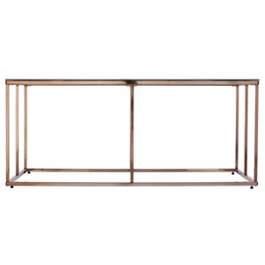 Nicholance Contemporary Glass-Top Cocktail Table - CK1082100 - Champagne - SEI - 1 of 4