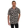 Canada Weather Gear Men’s Printed Rayon Camp Collar Shirt - Soft Feel, Moisture-Wicking, Easy Care - 3 of 4