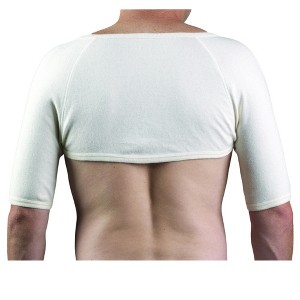 OTC Shoulder Warmer, Angora, Arthritis Relief, White - 1 of 4