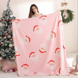 Lomsoe Christmas Flannel Blanket, Soft Blanket, Cozy Lightweight Throw Blanket for Couch Bed Sofa. - 1 of 4