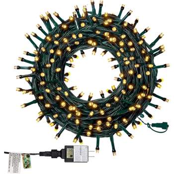 Twinkle Star 200ct LED Christmas Tree String Lights Indoor & Outdoor Plug in - 66ft