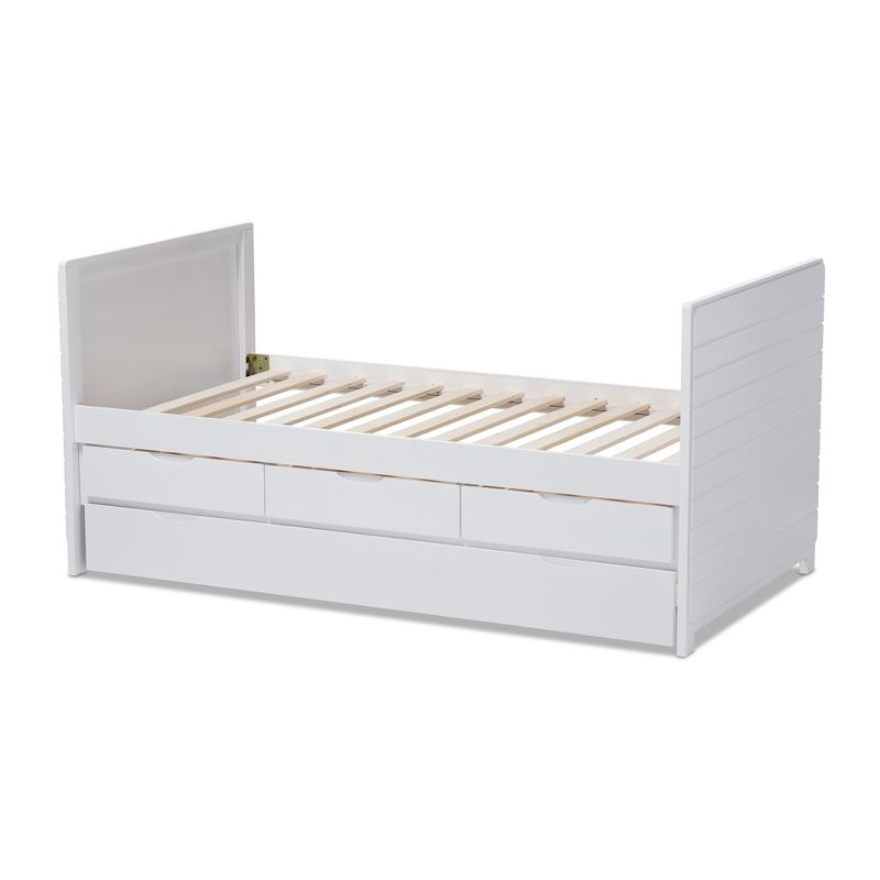 Twin Linna Modern and Contemporary Daybed with Trundle - Baxton Studio, 5 of 13