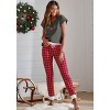 Women's Checkered Pattern Pajama Pants - LASCANA - 2 of 4