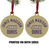 James Madison University Dukes Aluminum Holiday Christmas Tree Ornament - 2 of 4