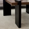 Vynxaria 2-Piece Black Glass Sofa Table Set with Metal Legs ?¡§C Modern Elegance - 3 of 4