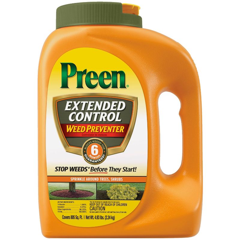 Preen Extended Control Weed Killer Herbicide - 4.93lbs, 1 of 9
