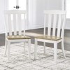 Signature Design by Ashley Ashbryn Dining Chair, Set of 2, White/Natural - 2 of 4