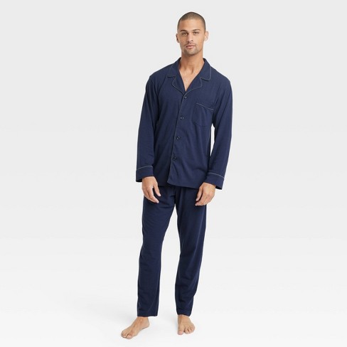 Men's Cotton Modal Knit Pajama Pants - Goodfellow & Co™ Navy Blue S : Target