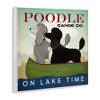 Stupell Industries Lake Time Canoe Poodles Wall Plaque Art - 2 of 4