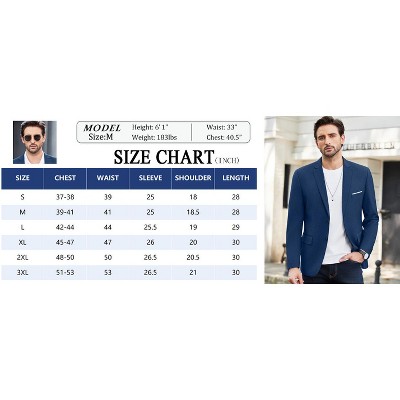 COOFANDY Mens Causal Blazer Two Button Suit Jackets Lightweight Slim Fit Sports Coats Dark Grey L — фото 6