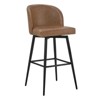 Spruce&Spring Swivel Barstool with Metal Legs Set - 2 of 4