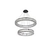 Elegant Lighting Monroe 2 - Light Chandelier in  Black - 2 of 4