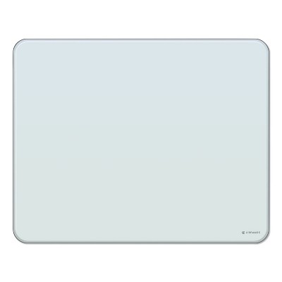 U Brands Cubicle Glass Dry Erase Board 20 x 16 White 3689U00-01