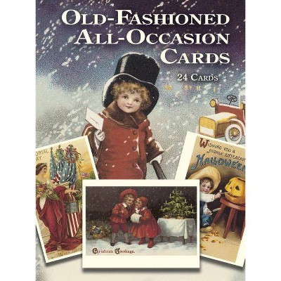 Old-Fashioned All-Occasion Cards - (Dover Postcards) by  Gabriella Oldham (Paperback)