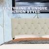 CAVINAS Modern Queen Size Beds with Headboards, Upholstered Bed Frame with Tufting, Pull-Out Twin Trundle, 2 Storage Drawers, No Box Spring Needed - 3 of 4
