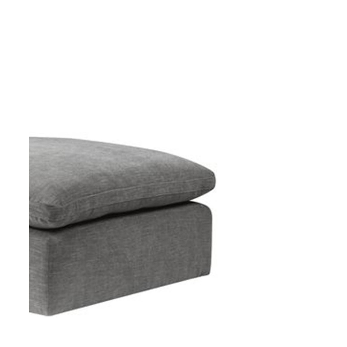 37" Naveen Ottoman and Bench Gray Linen - Acme Furniture - thumbnail 3