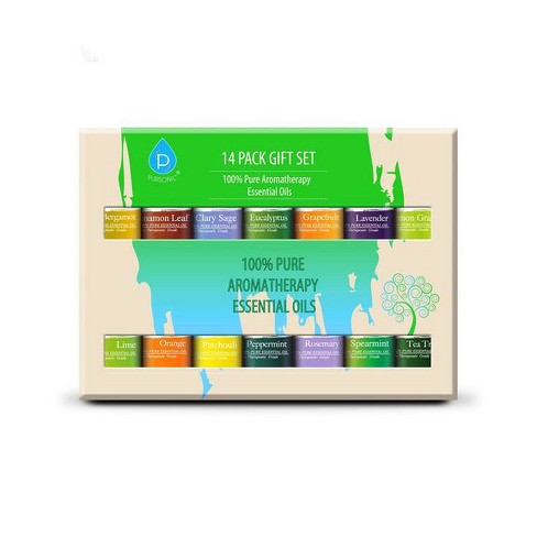 Pursonic 14 Pack Of 100% Pure Essential Aromatherapy Oils : Target