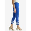 Jessica London Women's Plus Size Everyday Stretch Cotton Capri Legging - 4 of 4