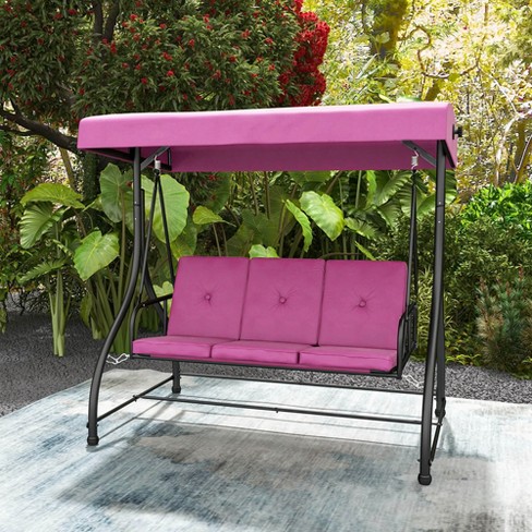 Patio swing with canopy best sale