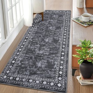 Washable Area Rugs for Living Room Non Slip Modern Rug - 1 of 4