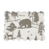 C&F Home Henderson Hideaway Woven Reversible Rustic Winter Wilderness Placemat Set of 6 - 3 of 4