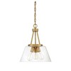 Savoy House Calhoun 3 - Light Pendant in  Warm Brass - 2 of 4
