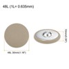 Unique Bargains Metal Shank Round Cloth Covered DIY Sewing Buttons 20 Pcs - 2 of 4