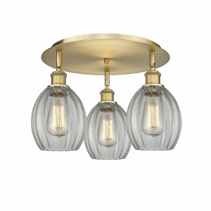 Eaton - 3 Light Flush Mount In Industrial Style-10.5 Inches Tall and 17.25 Inches Wide - 1 of 1